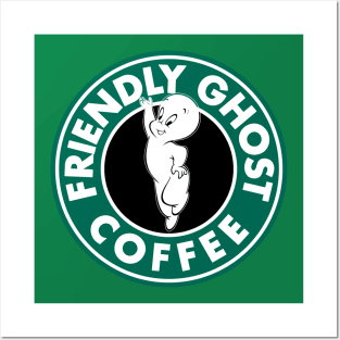 Friendly Ghost Coffee Posters and Art